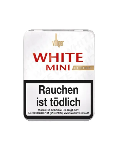 Villiger White Mini - Metal Kutulu