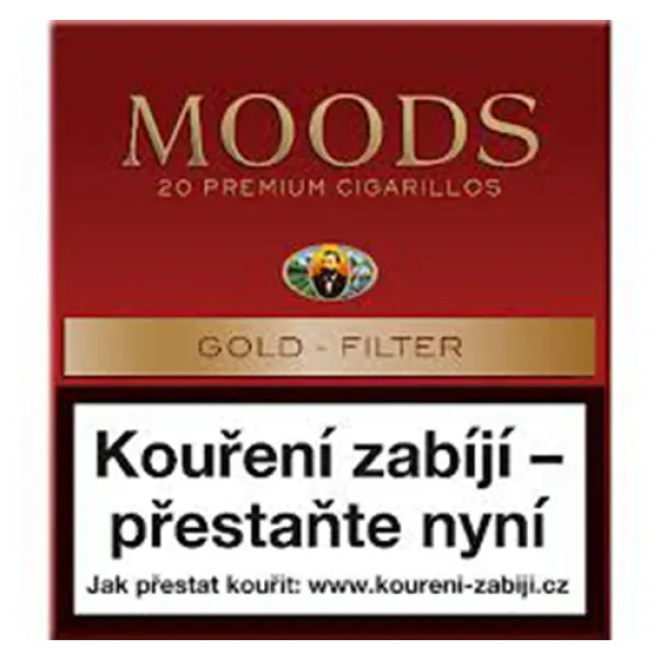 Dannemann Moods Gold Filter Sigarillo - 20's
