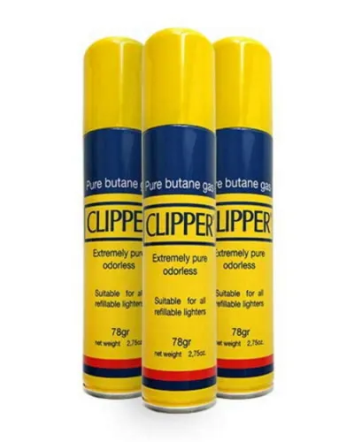 Clipper Çakmaz Gazı - 138ml - Saf Bütan