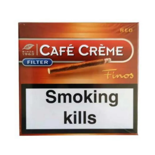 Cafe Creme Finos Red Filter sigarillo - 10's