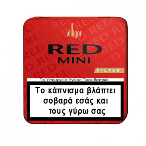 Villiger Red Mini Filter Sigarillo - 20's