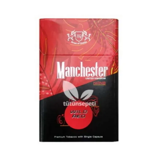 Manchester Wild Red Nano Superslim - Çilek aromalı