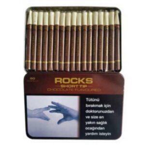 Rocks Short Tip chocolate satin al