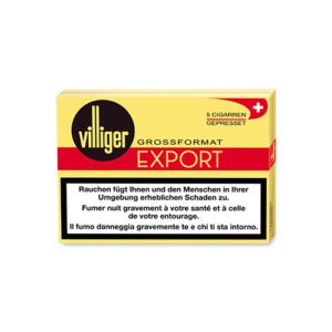 Villiger Export Pressed Cigars – 5’s